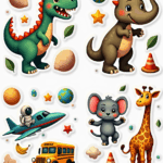 Kids Stickers - Sheet v13